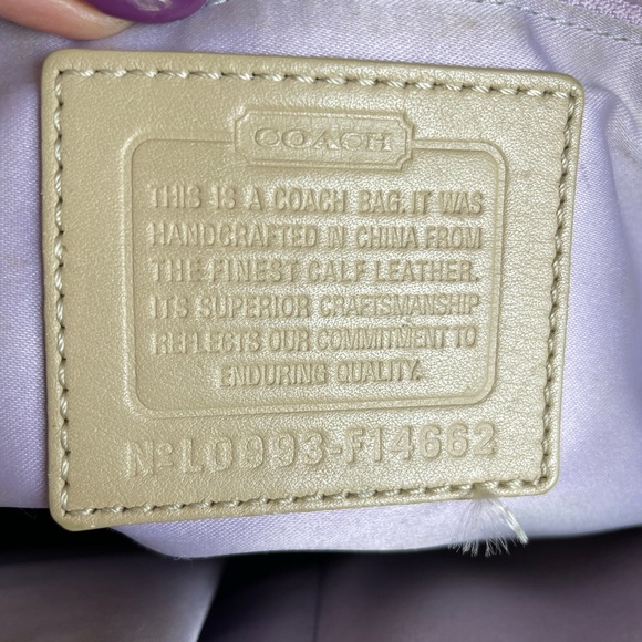 2009 paten-leather tan Coach Bag - Picture 6 of 9